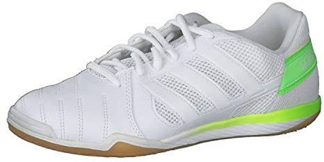 adidas Herren Top Sala Fußballschuhe, Weiß (FTWR Weiss/FTWR Weiss/Signal Grün)