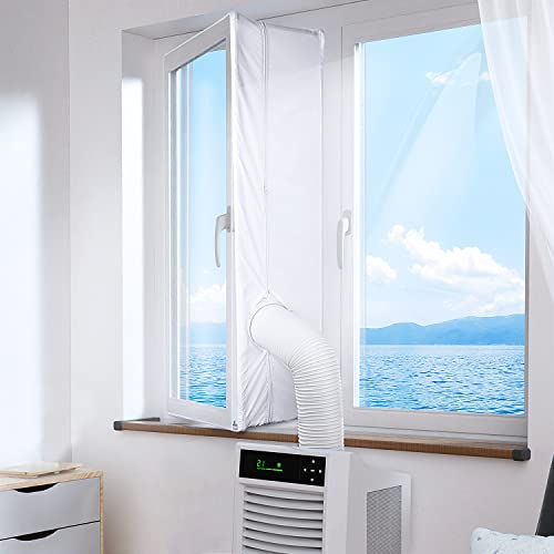 Joint de fenêtre 4M pour climatiseurs mobiles, joint de fenêtre de climatiseur blanc étanche utilisé pour l'arrêt d'air chaud 400cm