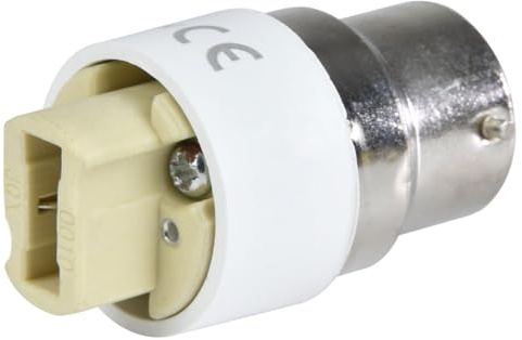 Lyyt Convertisseur de douille de lampe | B22 vers G9 | Adaptateur baïonnette vers halogène G9 | Convertisseur de douille d'ampoule | Adaptateur d'ampoule pour LED, halogène, CFL | Norme britannique