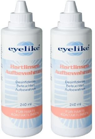Eyelike soluzione per la conservazione delle lenti rigide, 240ml. (Confezione da 2)