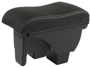 INPETS Car Center Console Armrest Strorage Box With Usb 1 Piece Car Styling Accessories For VW For Polo 2019-2022 (Color : B3 3USB)