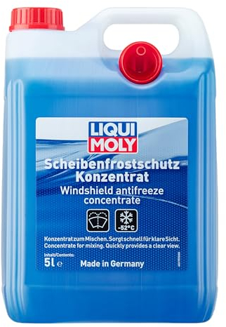 LIQUI MOLY Scheibenfrostschutz Konzentrat 5L I Reinigendes Frostschutz Konzentrat für sekundenschnelle klare Sicht I Temperaturen bis ca. -52 °C I LED- bzw. Xenon-Scheinwerfer geeignet Art.-Nr. 21757