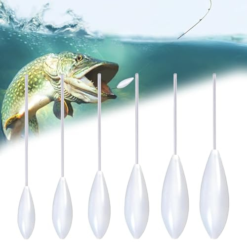 Wjelet Sbirolino Set, 6 Stück Spirolino (8, 10, 12, 20, 25, 30 g) Schwimmend, Angelzubehör für Forellenpose, Angeln mit Spirolino Forelle Set für Forellenteig und Spoons Forelle