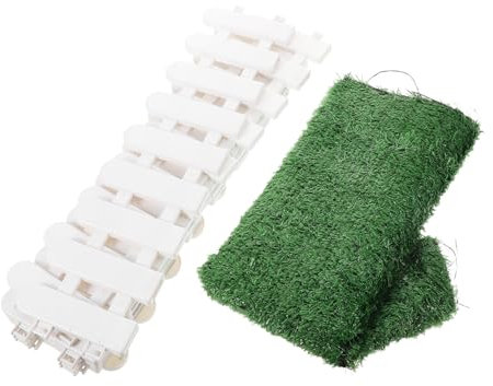 Toyvian Mini Clôture Maison De Jouet Jouets pour Enfants Mini Jouets Jouer Piquets De Ferme Figurines De Petits Animaux Mini Palissade Maison De Poupée Jardin Paysage Bordure Clôture De