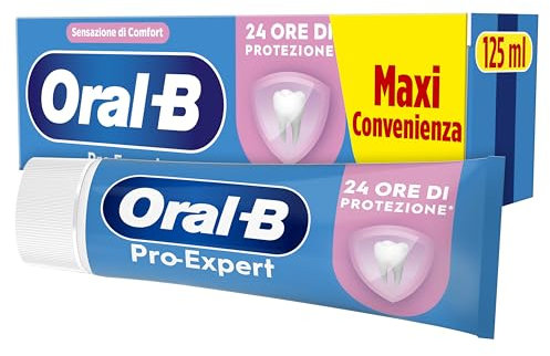 Oral-B Dentifricio Pro-Expert Sensibilità per Denti Sensibili, Eucalipto & Menta Piperita 125 ml, Previous Pro-Repair, 125ml