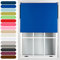 FURNISHED Verdunkelungsrollo trimmbar Blau bis 150 x 210 cm