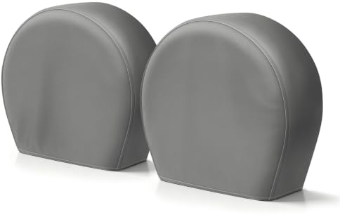 Explore Land Tire Covers 2 Pack Fit Tire Diameters 29-31.75 inch, Charcoal