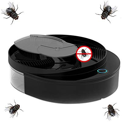 Automatisches Elektrisch Fliegenfänger Fliegenfallen Fliege Fanggerät mit Köder Nahrungsmittel Insektenfalle Insektenschutz Moskito Wanzen für Zuhause Küche Restaurant
