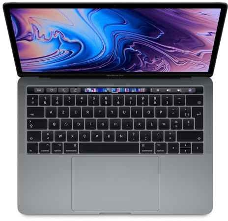 2020 Apple MacBook Pro con 2.0GHz Intel Core i5 (13-pulgadas, 16GB RAM, 512GB SSD Almacenamiento) (Teclado QWERTY UK) - Gris Espacial (Reacondicinado)