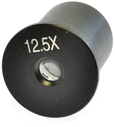 Kit di accessori per microscopio 1 PC Oculare ottico 5x / 10x / 12.5x / 16x, Con dimensioni di montaggio 23,2 mm, for microscopio biologico Vetrini per microscopio (Color : 12.5X)