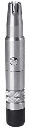 Tondeuse de nez en acier inoxydable pour raser le nez et les oreilles - Appareil lavable pour homme