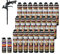 Isolbau Mauermörtel Set: 24x 750 ml PU-Mörtel 2x 500 ml Pistolenreiniger 1x Teflon Schaumpistole, PU-Reiniger, Montageschaum, Pistolenschaum