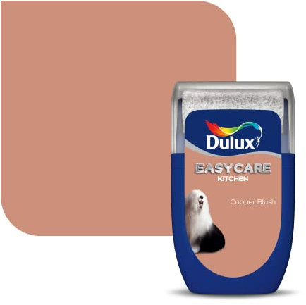 Dulux Easycare Kitchen tester paint - Copper Blush - 30ML