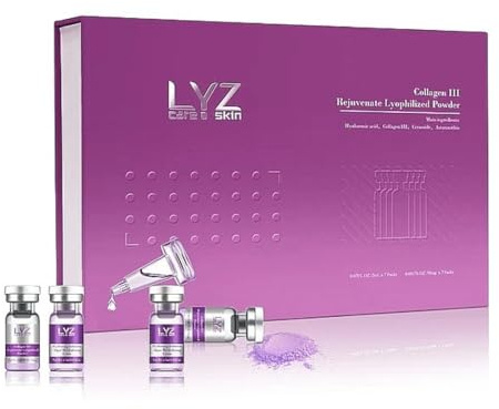 Microneeding Serum,Microneedling Ampoules Hydrolysed Collagen III FREEZE-DRIED Powder,Skin Care SERUM