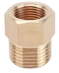 M20 7/16 UNF 9/16 UNF 1/4 1/2 BSP han-till-invändig gänga mässing bussning rörpassning adapterkoppling(F UNF7I16-M BSP1I4)