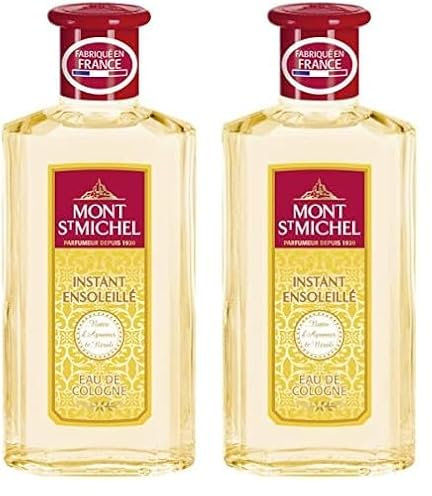 Mont Saint Michel - Eau de Cologne Instant Ensoleillé - Agrumes & néroli - Flacon 250 ml (Lot de 2)