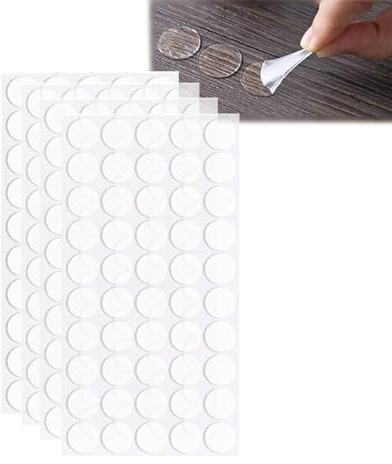 300 pezzi Punti biadesivi, adesivi rotondi trasparenti Nessuna traccia Adesivi autoadesivi per poster, palloncini, carta, forniture per ufficio, piccoli adesivi per la decorazione di festival (20 mm)