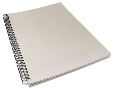 Artway Enviro - Carnet de croquis recyclé A3 - Portrait - 80 côtés/40 pages de papier à dessin recyclé 170g/m² - 100% recyclé