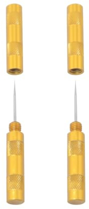 JianLing 2pcs Gun Cleaning Wiper Needles Stainless Steel Gun Needles Spray Repair Tools