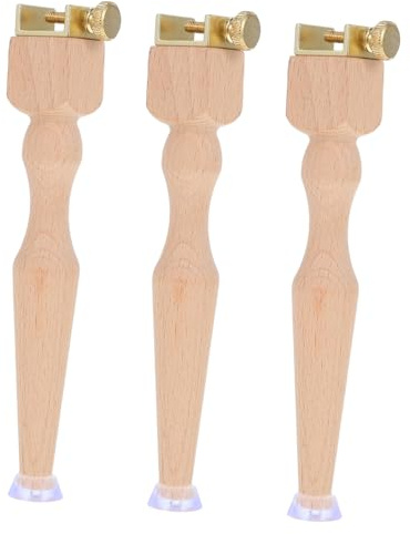 DIYEAH Supporto per Telai da Ricamo in Legno 3 Pezzi per Uso Desktop, Gambe Regolabili Versatili per Ricamo Punto Croce e Accessori Cucito