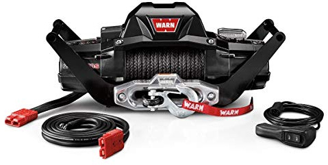 WARN 104179 Zeon 10-S Multi-Mount Portable Winch Kit with Spydura Synthetic Rope - 10,000 lb Capacity