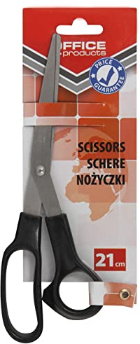 Office Products 18251611-05 Universal Scissors 21 cm for Left-Handed and Right-Handed Users, Made of High-Quality Stainless Steel for Office