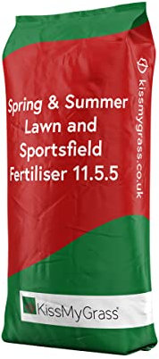 Spring & Summer Lawn Fertiliser - Boston Seeds. Slow Release Summer Lawn Fertiliser. Higher Nitrogen Levels for Quicker and Stronger Root Development, Encourages quicker coverage. (1 x 5kg)