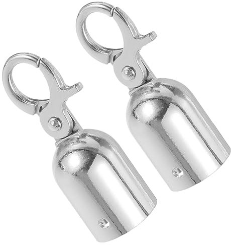 DOITOOL 2Pièces Butée de Fin de Corde Acier Inoxydable avec Accessoires pour Fixation de Corde de Balustrade et Terrasse