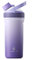 Ideus Shaker Protein Trinkflasche 710ml (24oz)，Doppelwandig Edelstahl Sportflasche mit Mischkugel, Metall Eiweiß Flasche mit Mischkugel, BPA frei, auslaufsicher Schraubverschluss (Violett)