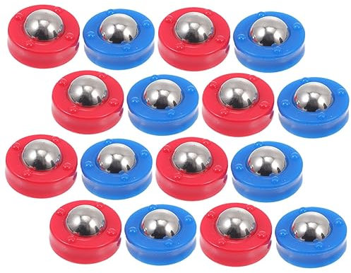 NOLITOY 16-teiliges Shuffleboard-spielzubehör Mini-tischfußballspiel Schiebeperlen-Set Für Jungen Und Mädchen Ersatzteile Für Die Ausrüstung