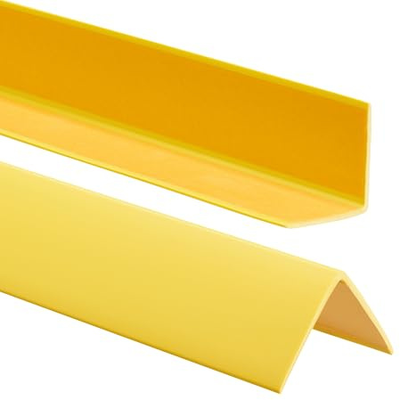 ProfiPVC Perfil angular protector PVC 50x50mm 200cm Amarillo