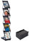 BPT Faltbare prospektständer & Displays Zeitschriftenständer Büroregale Katalog Literaturständer mit Rädern Für Büros und Messen (170X24X37CM)