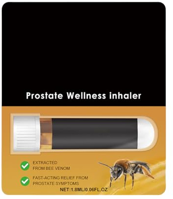Nasal Inhaler Stick, Vitality Booster, Breathing Aid, Gentle Inhalation, Discomfort Formula, Ideal for Body Wellness Routine Use, 1.8ml, Black Color, 1 Piece, Prostate Support and Health Routine
