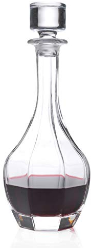 RCR Carafe à vin Arrondie Haute Chic en Cristal Luxion 51556020006, 1 l Mixte, Claire, 1 Litre