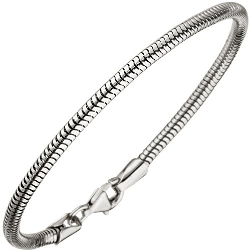Jobo Damen Schlangen-Armband aus 925 Sterling Silber 2,9 mm 19 cm