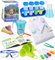 Kids Science Experiment Kit with Lab Coat Scientist Costume Dress Up and Role Play Toys Gift for Boys Girls Kids Christmas Birthday Party