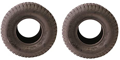 SECURA 2x Reifen 18x9.50-8 4 PR kompatibel mit Aufsitzmäher Rasentraktor schlauchlos