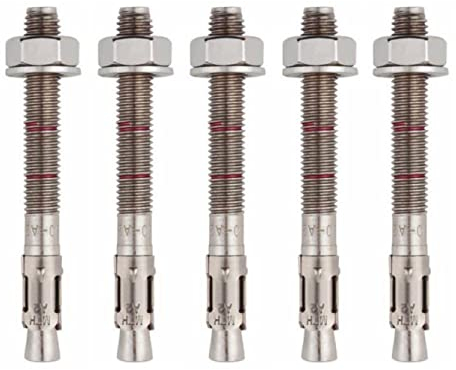 BATIFIX Schwerlastanker Edelstahl A2 V2A Bolzenanker mit ETA Zulassung Industriequalität Keilanker Stahlanker Dübel Blitzdübel Anker Schwerlastdübel (5, M10 x 150)
