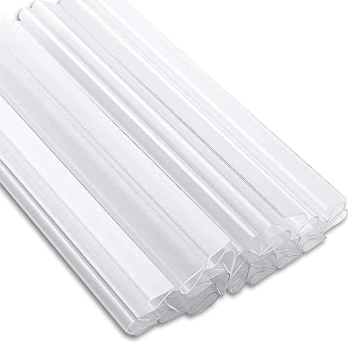 Meision Mounting Clips Privacy Screen I Pack of 30 PVC Privacy Screen Strips for Double Rod Mats I Clamping Rails for Privacy Screen Strips I Privacy Screen Strips Fence for Garden, Transparent