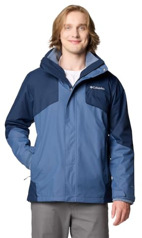 Columbia Men's Bugaboo III Fleece Interchange Jacket, Dark Mountain/Collegiate Navy, X-Large