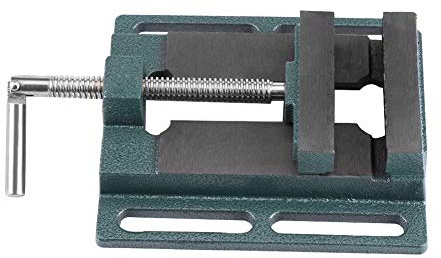 Sorandy Étau de Presse pour Perceuse, étau de Machine Industriel Robuste pour Outil D'atelier de Fraisage, Pince de Taille 6 D'ouverture pour L'entretien des Machines en Fonte