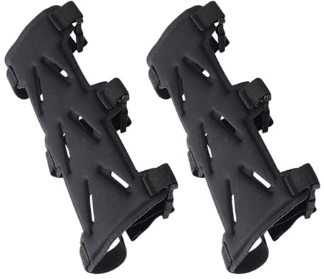 DECORNIJIA 2 Pezzi di Protezione per Tiro con L'Arco Regolabile Protezione Portatile per Braccio Accessori per Tiro con L'Arco