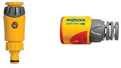 Hozelock Non Return Outdoor Tap Connector & AquaStop Connector PLUS (12.5mm & 15mm)