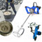 Portable Electric Paddle Mixer Drill with 6-Speed Gearing, 2600W Paint Plaster Mortar Mixer, Electric Mixing Paddle Handheld Tool for Mixing Plaster/Paint/Mortar/Glue/Adhesive/Concrete