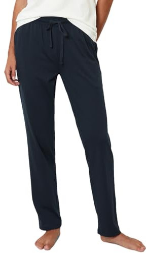 Marc O'Polo Damen Mix&Match Long Pants Pajama Bottom, Navy, S EU