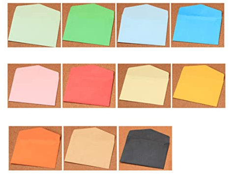 Ciieeo Briefumschläge 100st Umschläge Geldhalter Ausgefallen Geschäftliches Mailing Briefumschlag Geschenkumschlaghülle Postkarte Mini-umschlag Hochzeit Mitglied