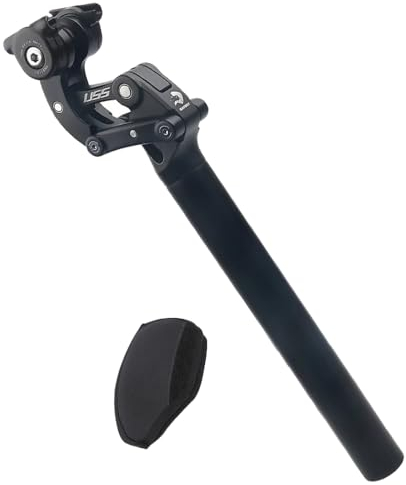 SAFORTBikes Federsattelstütze für E-Bike und schwere Fahrer (31,6 x 365 mm)