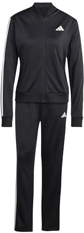 adidas Women's ESSENTIALS 3-STRIPES TRACKSUIT, Black, M