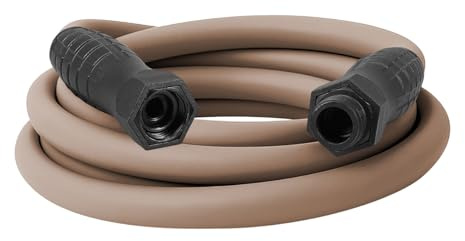 Flexzilla HFZC510BRS-E Colors SwivelGrip Garden Hose, 5/8 x 10', 3/4-11 1/2 GHT Fittings, Brown Mulch, 10Ft