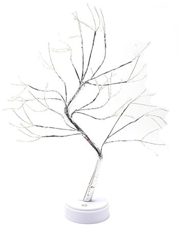 Euakee für Raumdekoration, Ästhetische Lampen für Wohnzimmer, Niedliches Nachtlicht für Hausdekoration, Gute Ideen für Geschenke, Heimdekorationen, Hochzeiten, Weihnachten, Feiertage (Silber)